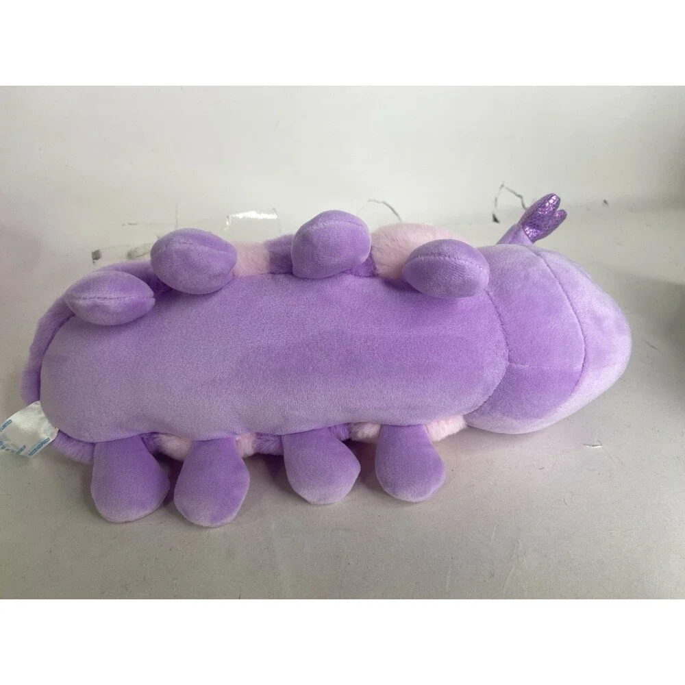 Fengtuo Caterpillar Plush Stuffed Animal Toy Love Bug Purple Pink Hearts